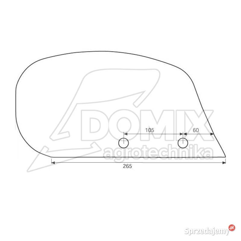 Odkładniczka przedpłużka Overum 91803 91804 Do maszyn uprawowych Kawnice