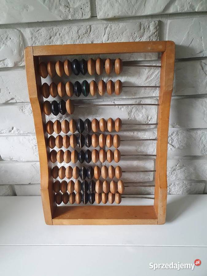 Stare liczydło duże orginał PRL Pozostałe Solnica