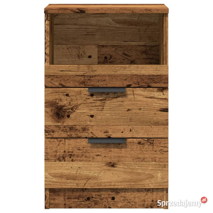 Szafka nocna stare drewno 40x36x65 materiał Pozostałe