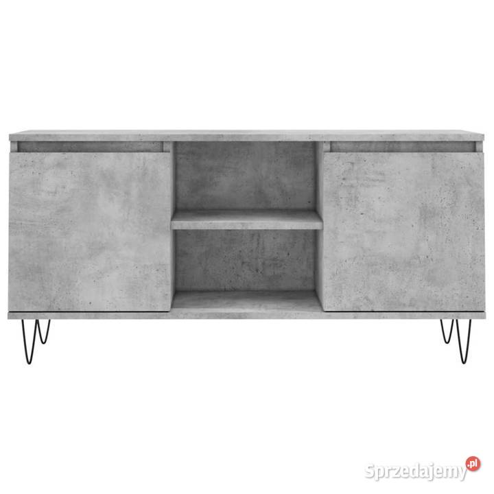 Szafka pod TV szarość betonu 104x35x50 WM827016 RTV Warszawa