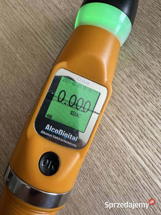 Alkomat AlcoDigital w idealnym stanie Pacyna