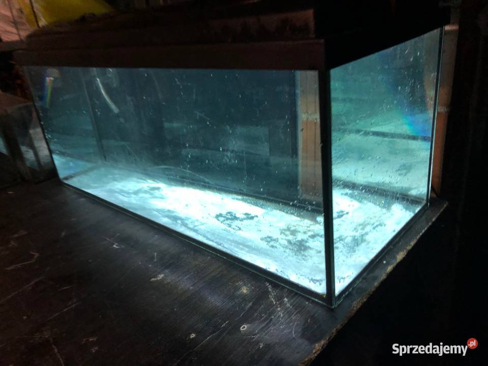 Akwarium 100 160 L pokrywa oświetlenie led Justynów sprzedam