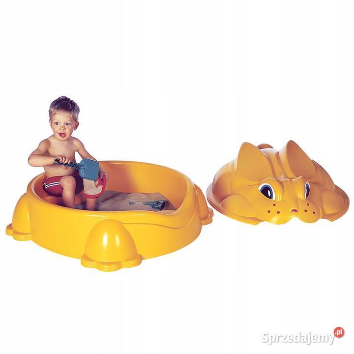 piaskownica plastikowa zamykana Królik żółty Kraków