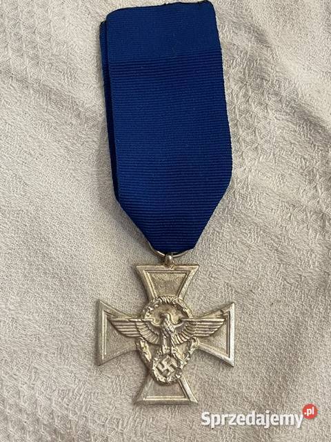 Niemcy III Rzesza Medal Policyjny Długoletnią Kraków