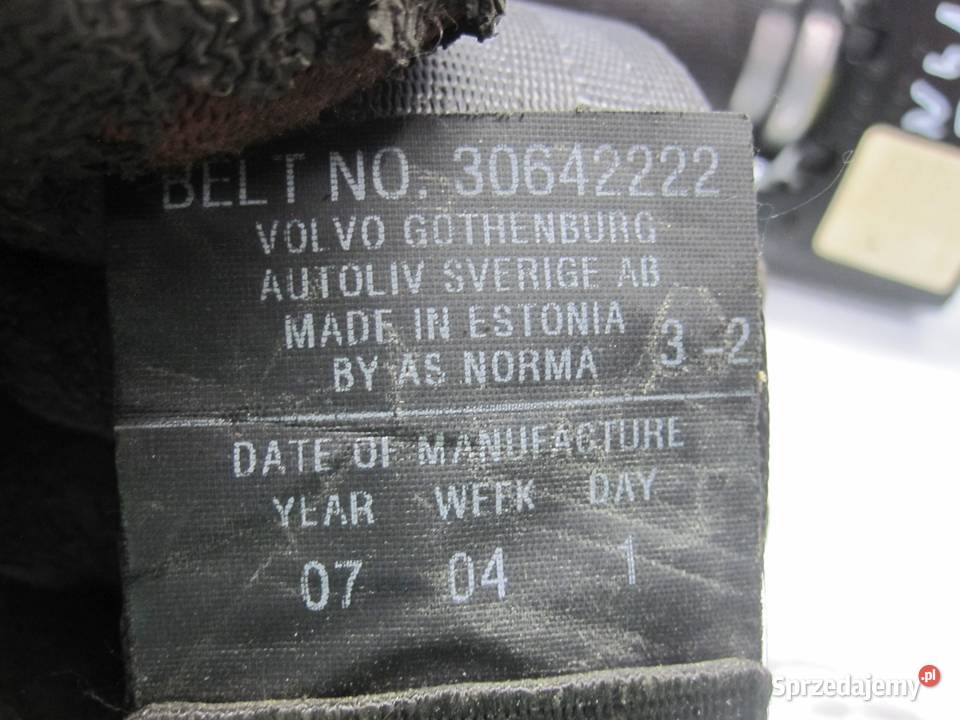 VOLVO C30 RDESIGN 07r pas bezpieczeństwa lewy świętokrzyskie Kielce sprzedam