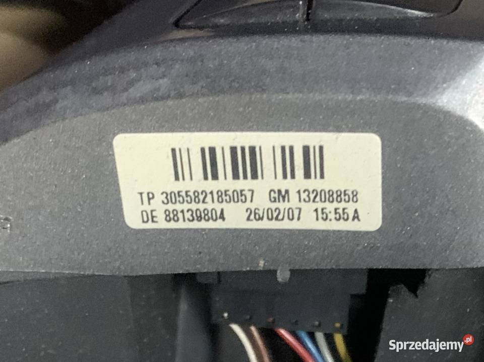 13208858 kierownica airbag Opel Vectra c lift Rok produkcji 2007 Szczecin