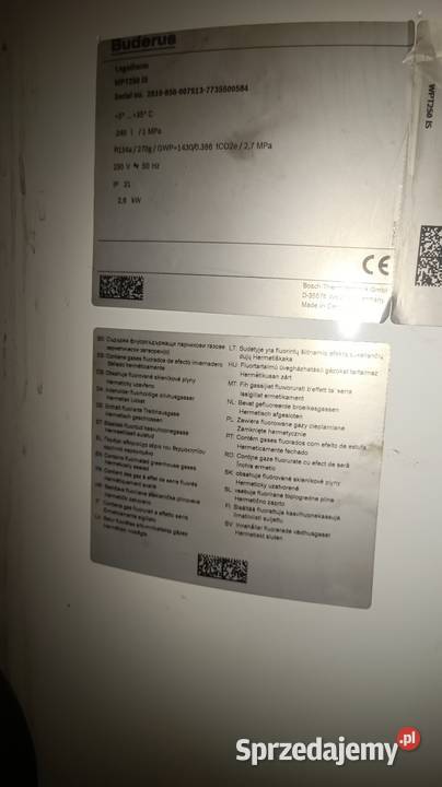 Sprzedam pompę na ciepłą wode