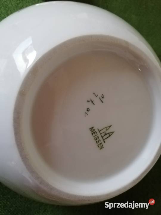 Pękaty dzbanek porcelana Meissen Miśnia Gorlice