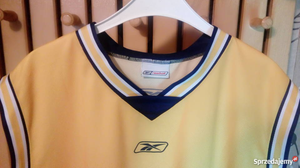 Reebok oryg Tschirt zótłty bez rękawówNa Odzież sportowa Świdnik