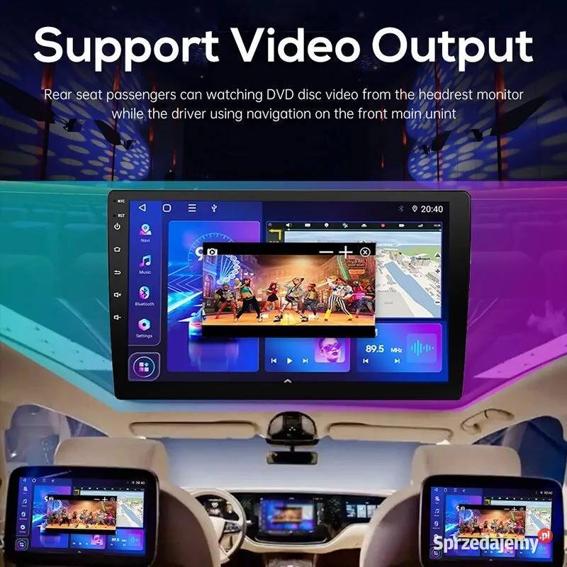 Android 12 radio samochodowe 2 Din dotykowe 10 mazowieckie Warszawa