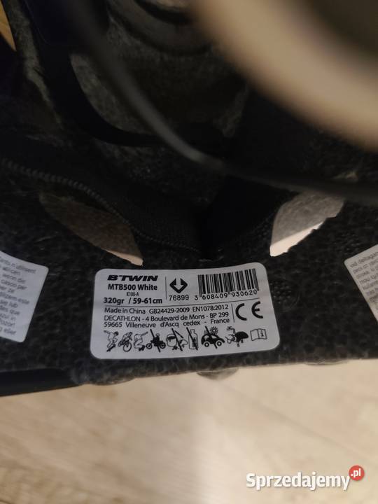 Kask rowerowy BTWIN MTB 500 White 320 gr 5961 Kaski i odzież Rzeszów