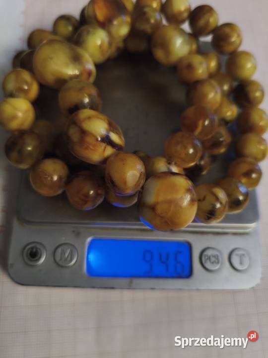 Naszyjnik Bursztyn Vintage Naszyjniki Białystok