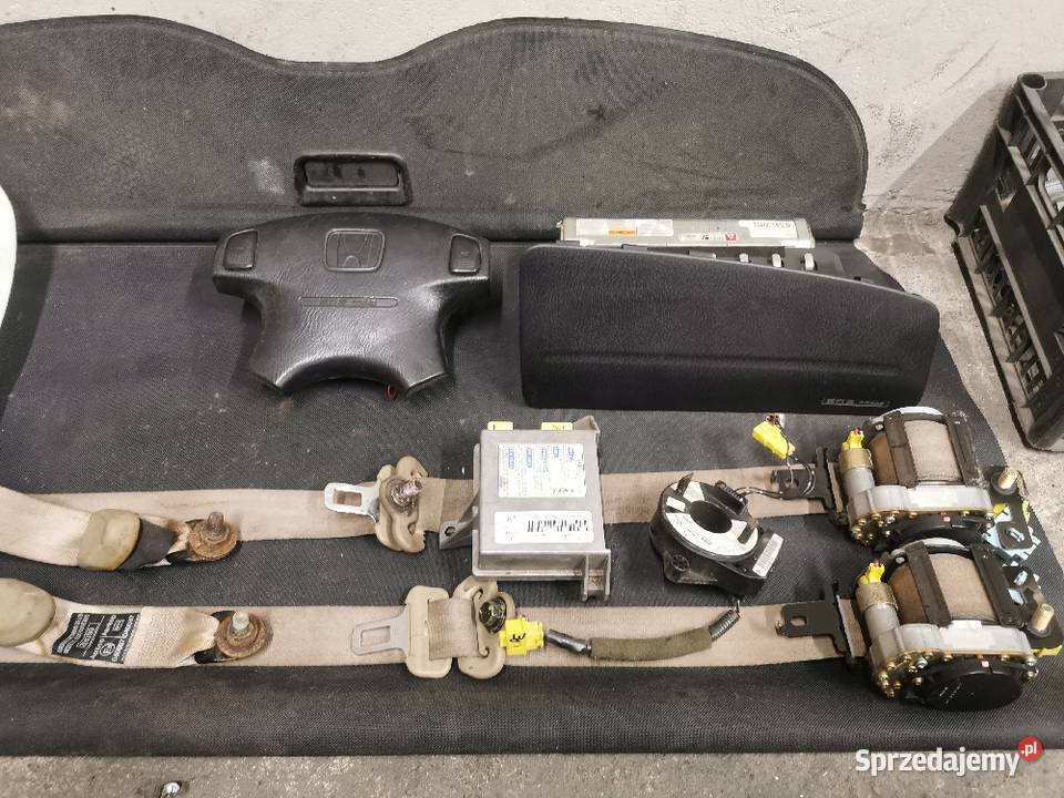 Zestaw SRS AIRBAG Pasy Honda Accord VI beżowe osobowe Głowno