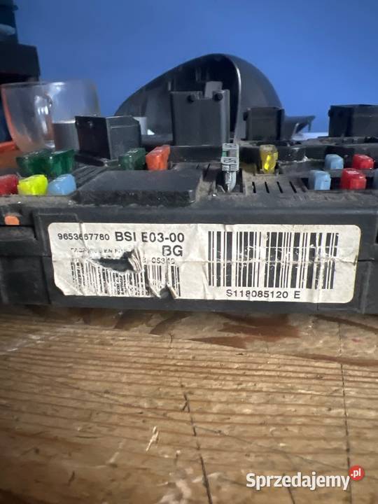 Moduł bsi citroen peugeot 9653667780 Wyposażenie elektryczne Margonin