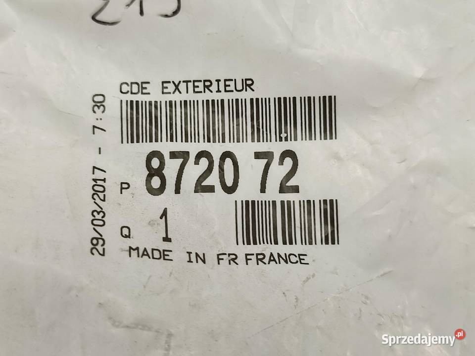 KLAMKA LEWY PRZÓD PARTNER BERLINGO M 5 G