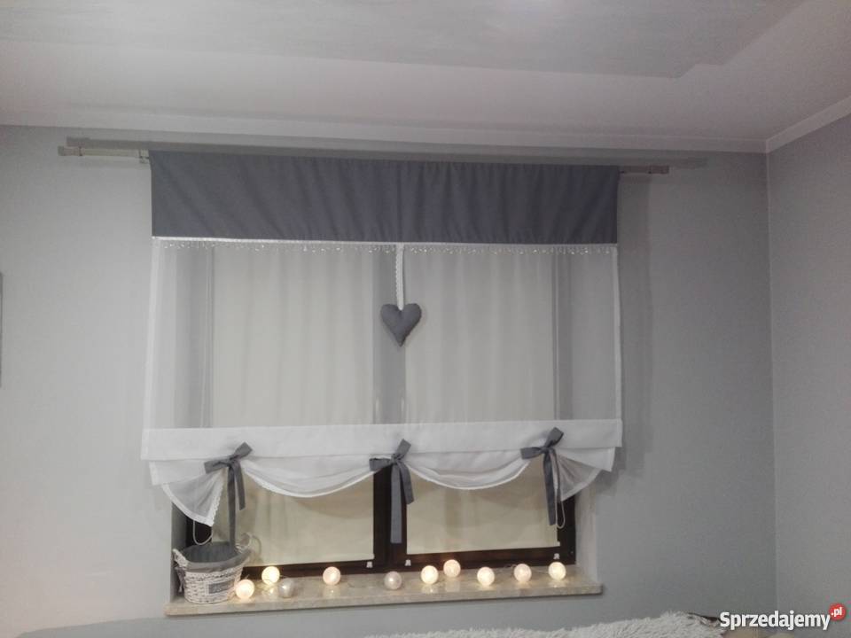 roletka firana z koralikami Wystrój okien małopolskie