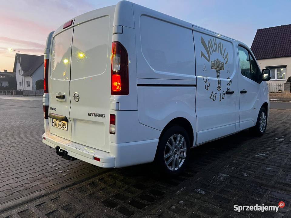 Opel Vivaro 16 CDTI 2016 L1H1 bezwypadkowy z sprowadzony Nowy Tomyśl