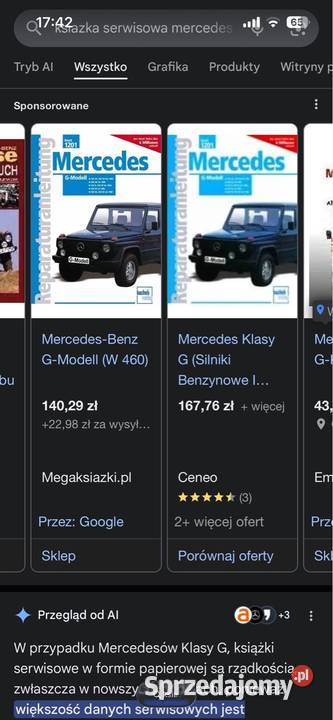 Serwisowa Mercedes G terenowe Opole