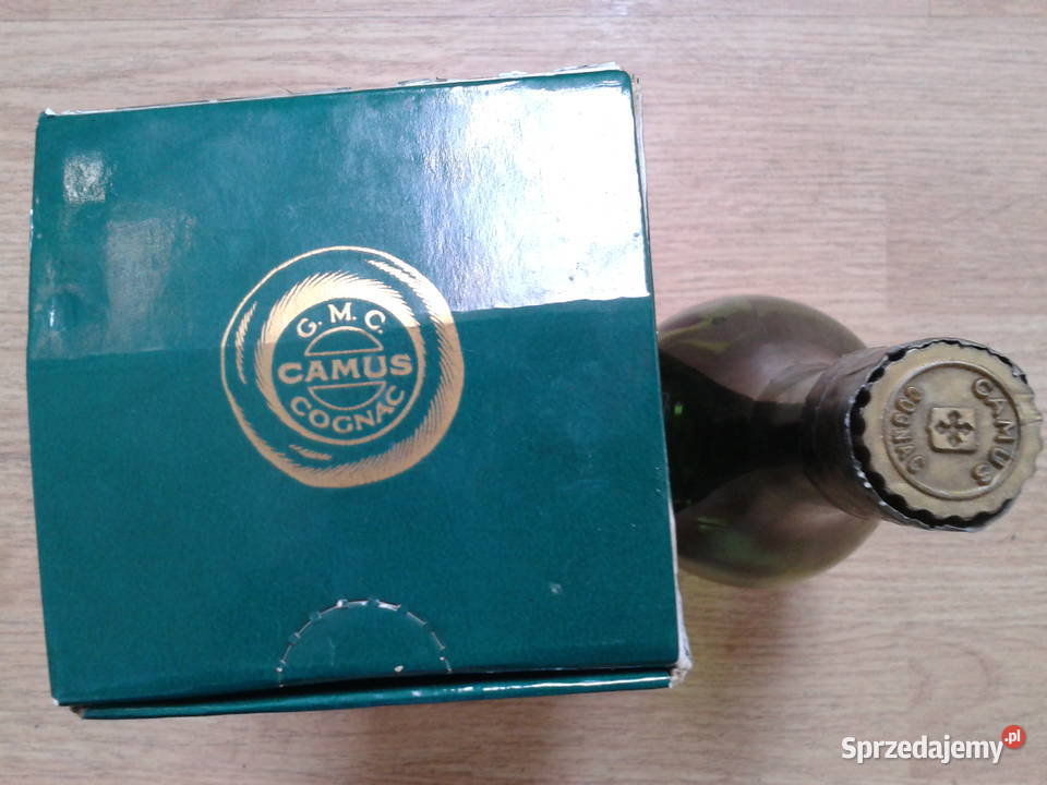 Oryginalna butelka koniaku Camus z 1975r Kęty