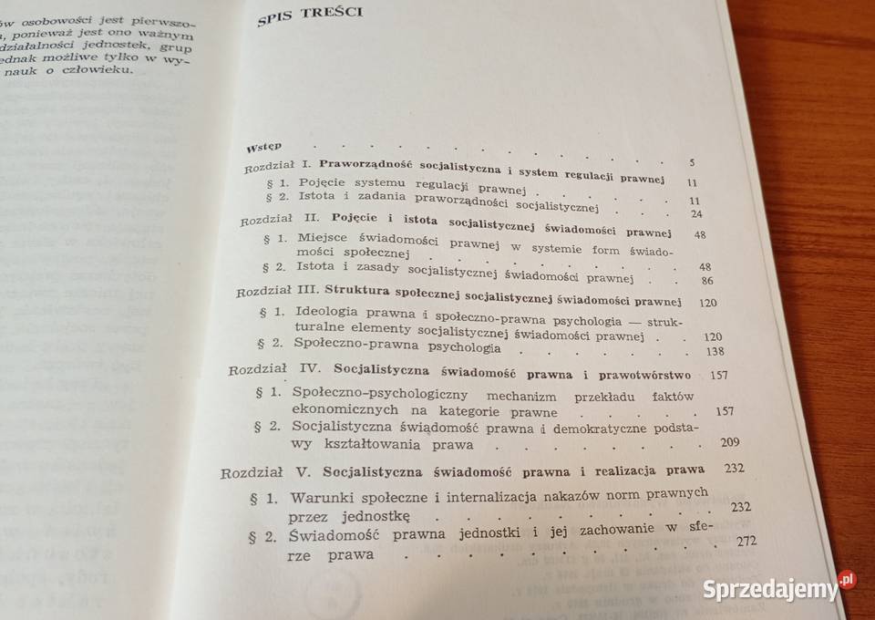 Socjalistyczna świadomość prawna i praworządność sprzedam