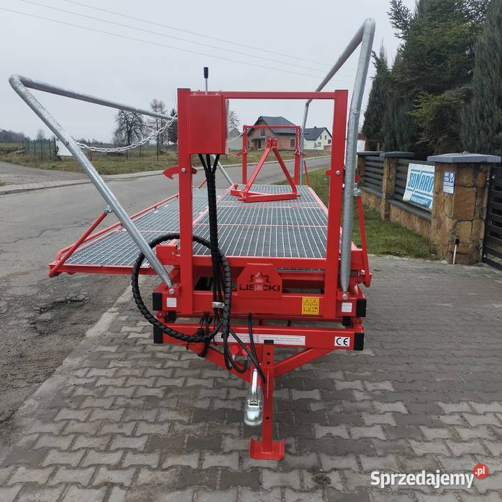 Platforma Sadownicza 2 osiowa Lisicki Ładowacze czołowe Belsk Duży