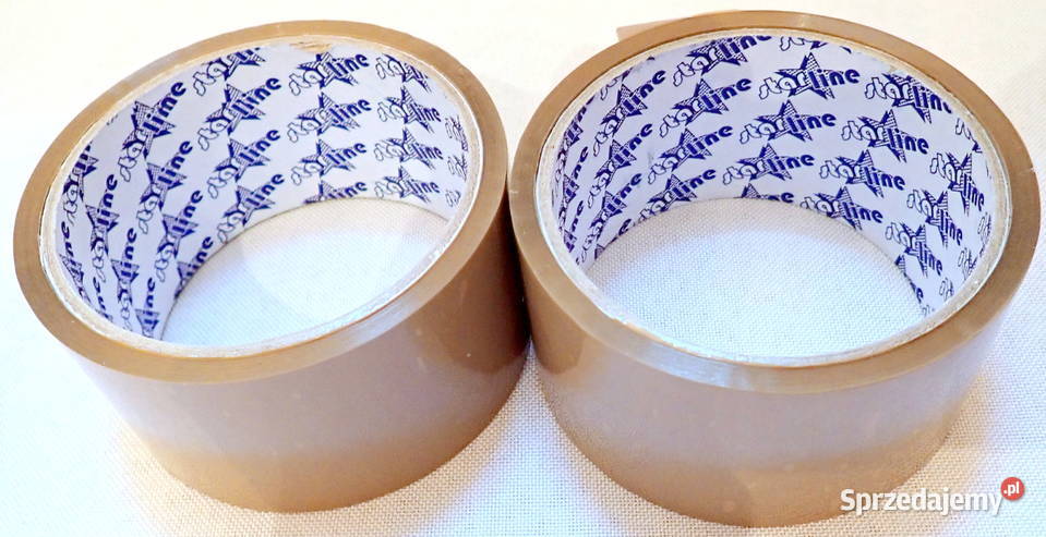 Taśma klejąca pakowa brąz 40m Mocny acrylowy śląskie Siewierz