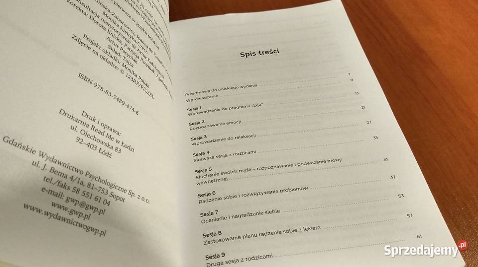 Terapia poznawczobehawioralna program Lęk Gdańsk