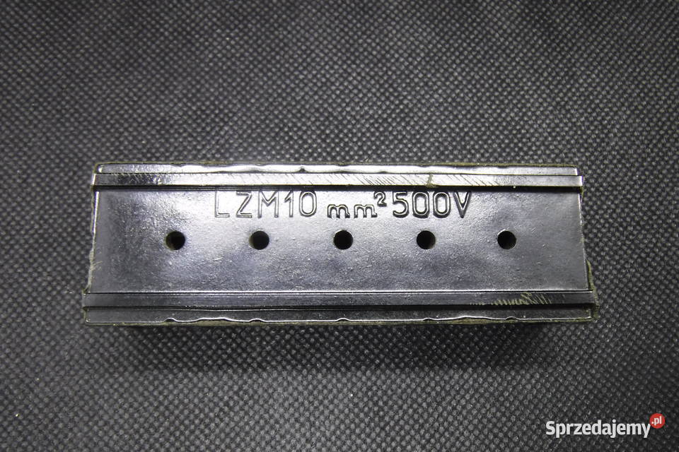 Listwa zaciskowa ebonitowa 10mm2 500V 6 torów Otwock