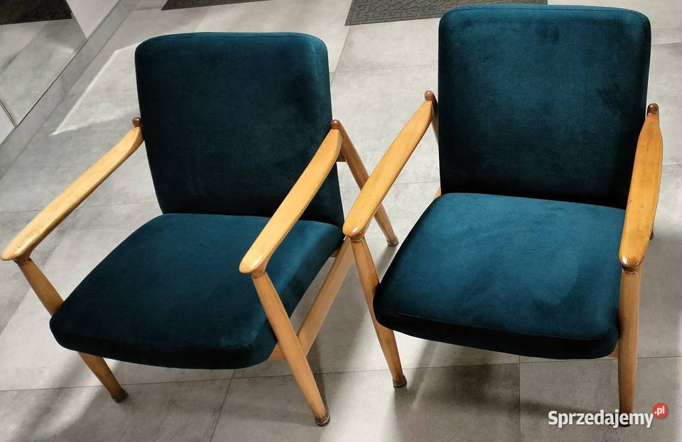 2 Fotele GFM64 z 1965 r typ pm0300188 Fotele Stęszew