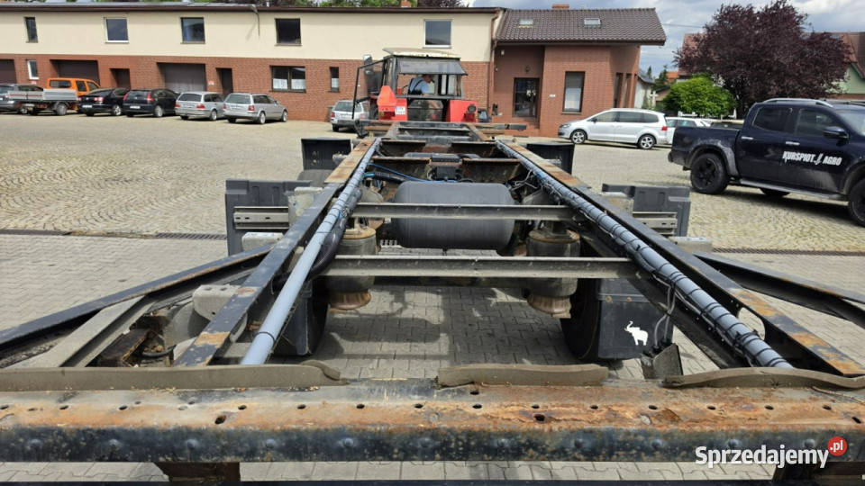 Przyczepa transportowa Schmitz podwozie Tandem nieuszkodzony sprzedam