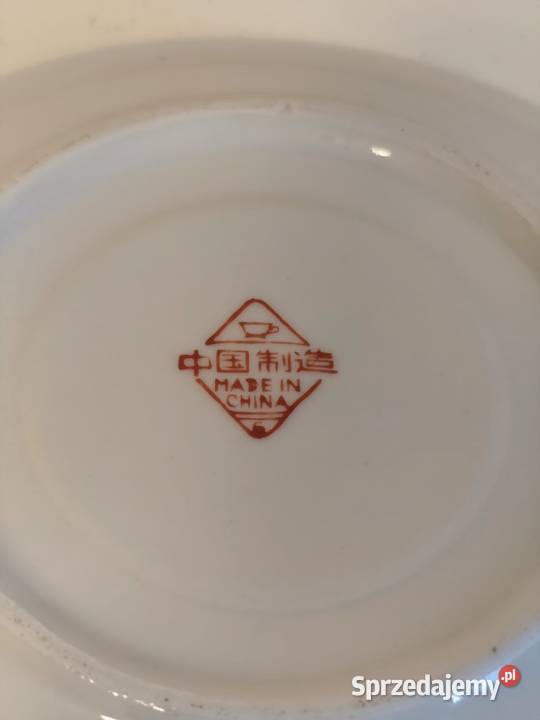 Porcelana chińska PRL filiżanki do espresso łódzkie Poddębice