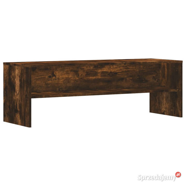 Szafka pod TV przydymiony dąb 120x40x40 WM835564 Meble