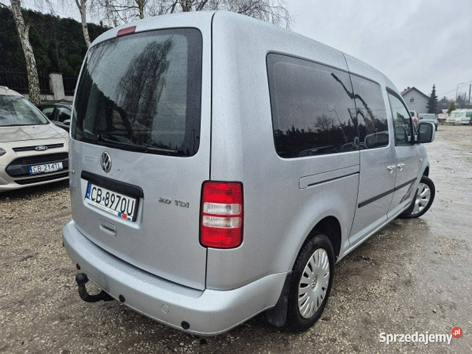 Volkswagen Caddy SalonLong 7 osób Vat23 20tdi 1968cm3 kujawsko-pomorskie
