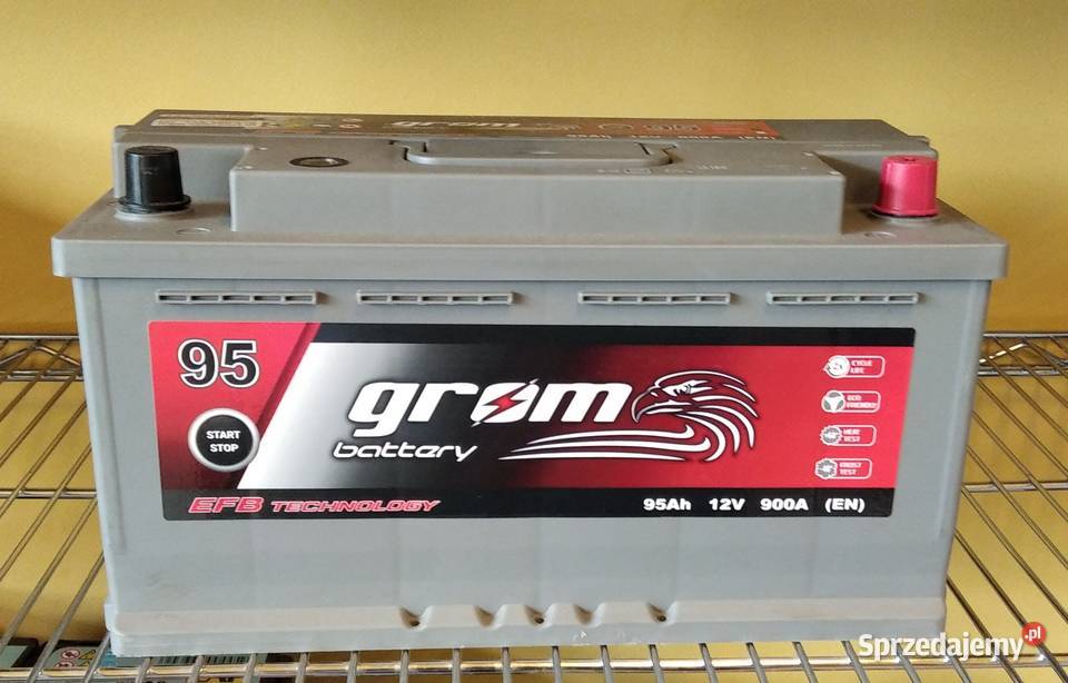 Akumulator GROM EFB STARTSTOP 95Ah 950A Ostrów Ostrów Wielkopolski sprzedam