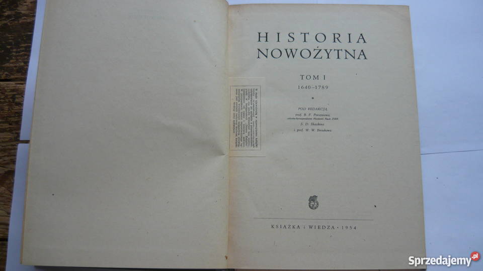 Historia Nowożytna - B.F. Porszniew