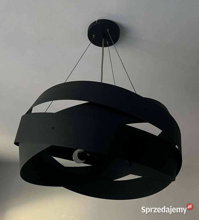 Lampa wisząca sufitowa Tornado 50 czarna Kraków