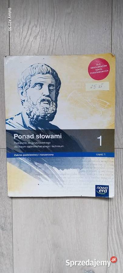 Ponad słowami kl 1 cz1 Liceumtechnikum Zakres Dla Dziecka Marki