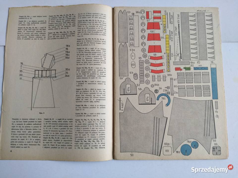 Mały Modelarz 121981 Współczesny Okręt Rakietowy Dąbrowa Górnicza