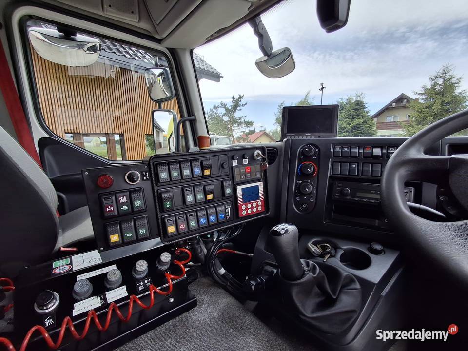 Renault D16 Midlum Zamiatarka SEMAT Zoeller FAUN ASR (kontrola trakcji) Sierakowice