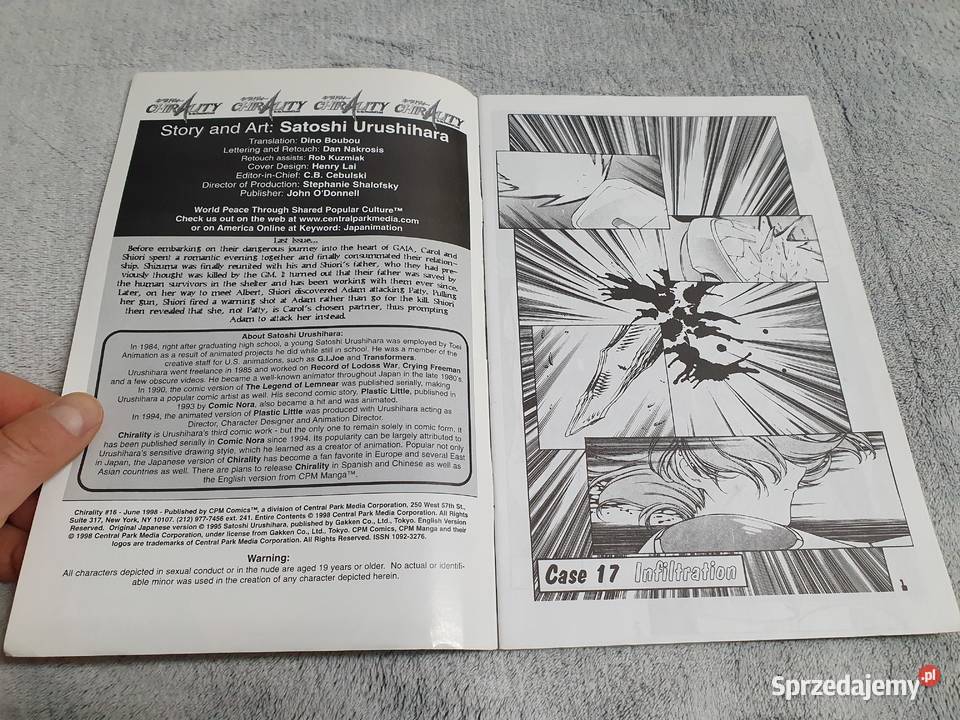 Chirality Manga USA 1998 pomorskie Gdynia