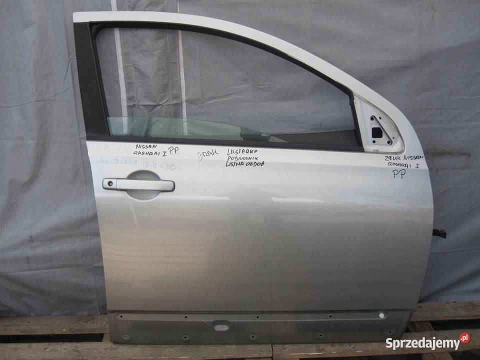 NISSAN QASHQAI I J10 09r drzwi prawe przód świętokrzyskie