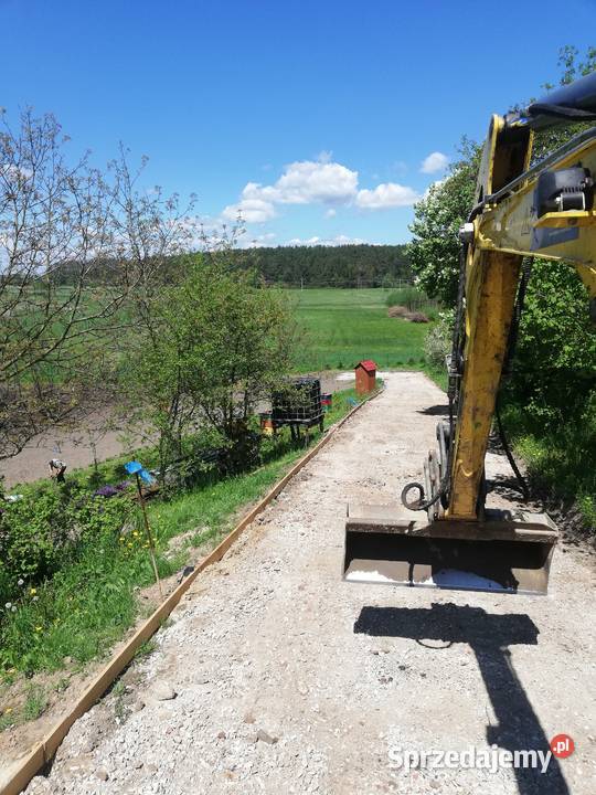 usługi mini koparka równiarka Spycharki lubelskie Chełm