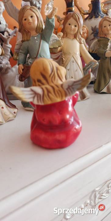 Anioł zamyślony Figurka GOEBEL Weihnacht Boże Gdańsk