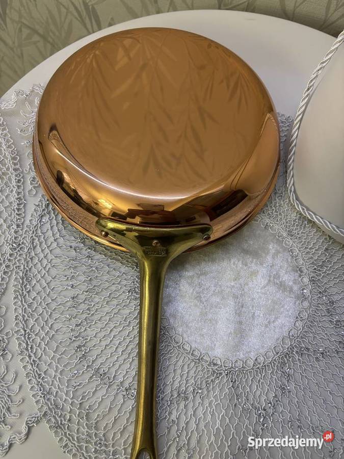 Patelnia miedziana AGD drobne łódzkie Sędziejowice
