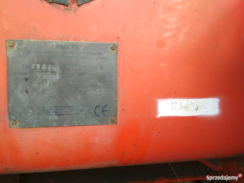 Prasa belująca SIPMA FARMA Z2791 Goworowo