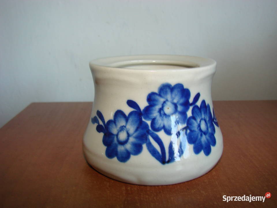 mały fajansowy pojemnik pomorskie Pruszcz Gdański