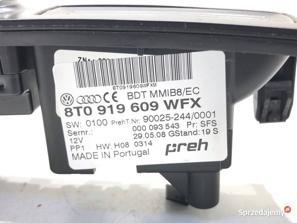 PANEL STEROWANIA RADIA AUDI A4 B8 8T0919609WFX