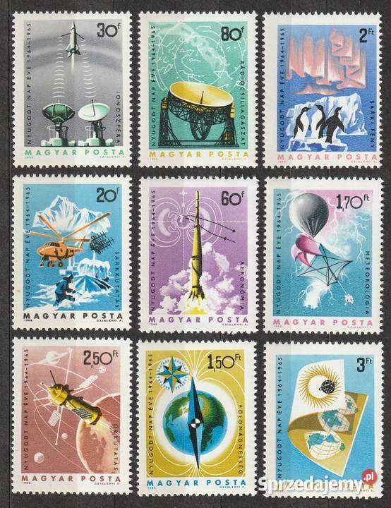 WĘGRY NYUGODT NAP EVE 1965 CZYSTE Łódź