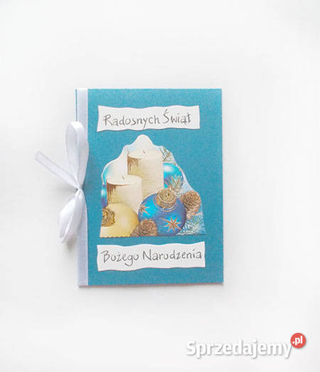 boże narodzenie kartka turkusowa świąteczna Opole