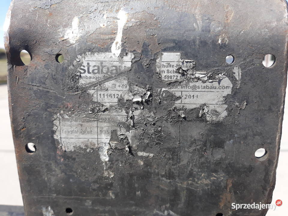 Widły teleskopowe hydrauliczne do wózka Błędów